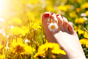 Foot and Flower